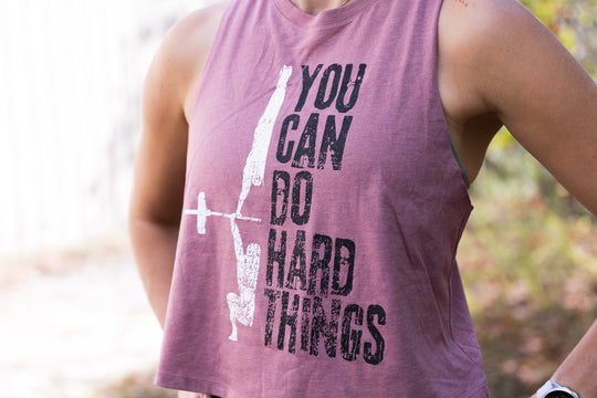 'You Can Do Hard Things' Women's Racerback