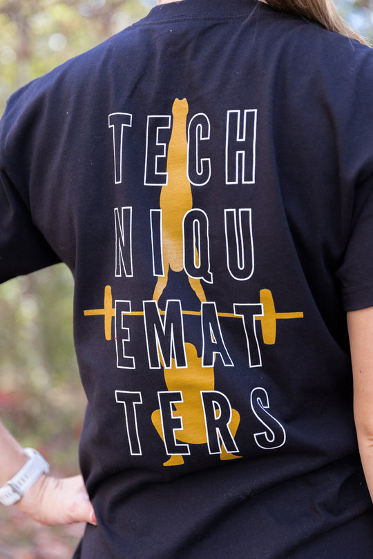 Technique Matters Heavyweight Tee (Black/Gold/Yellow)