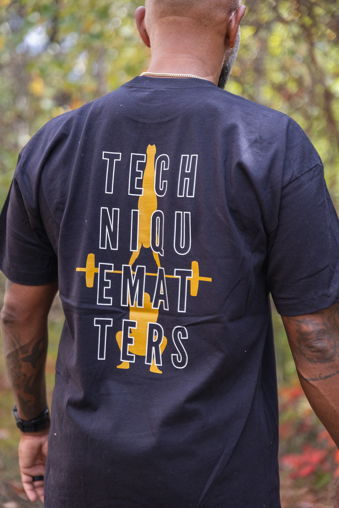 Technique Matters Heavyweight Tee (Black/Gold/Yellow)